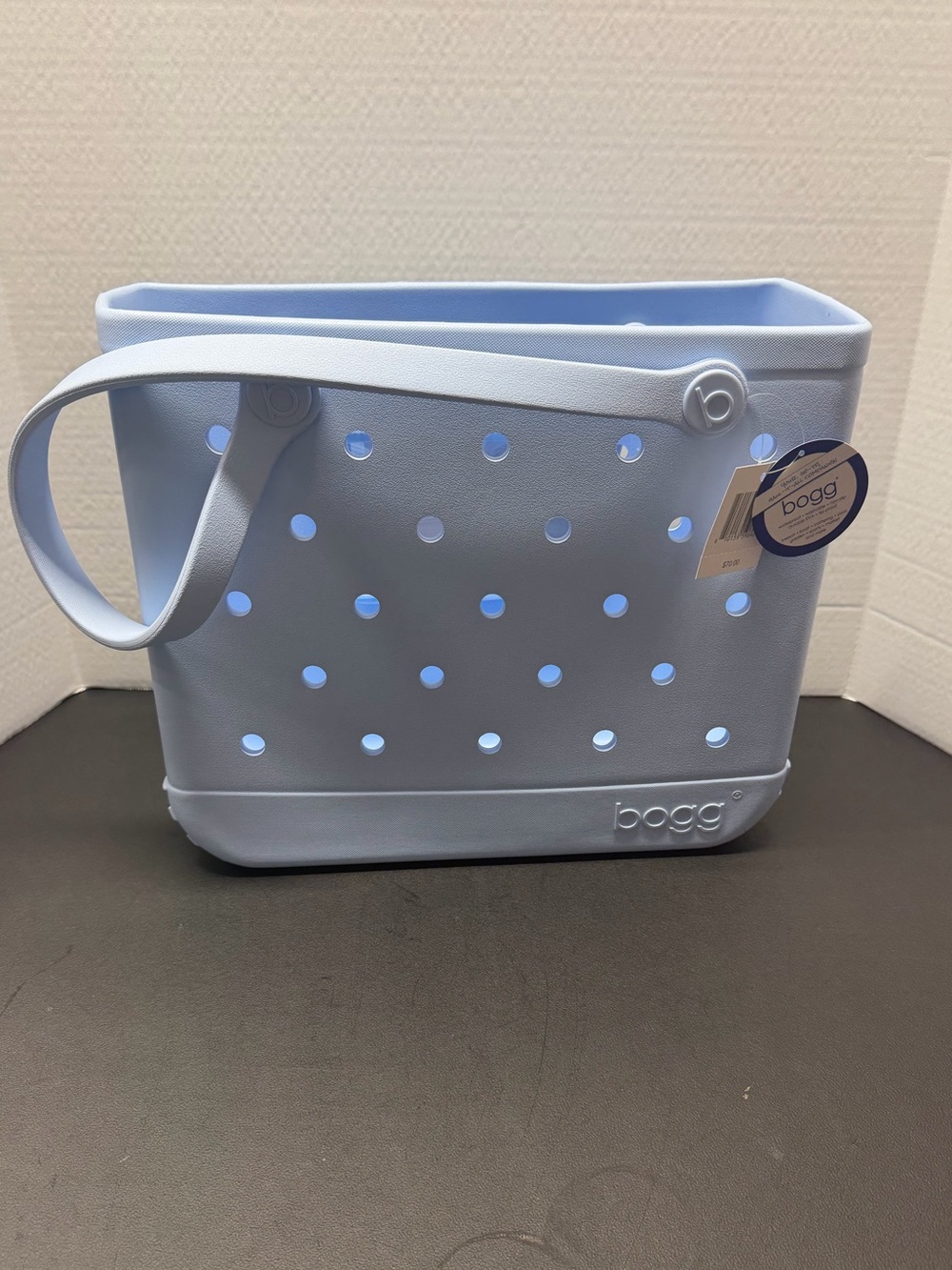 NEW Bogg Bag Baby Bogg Blue Skies Tote NWT Waterproof Beach Pool Travel - Picture 2 of 7